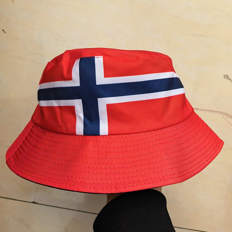 26 Countries National Flag Bucket Hat Men Women Kid Football Fan Party Football Cup Reversible Sun Hat Soccer Fans Fisherman Hat view 3