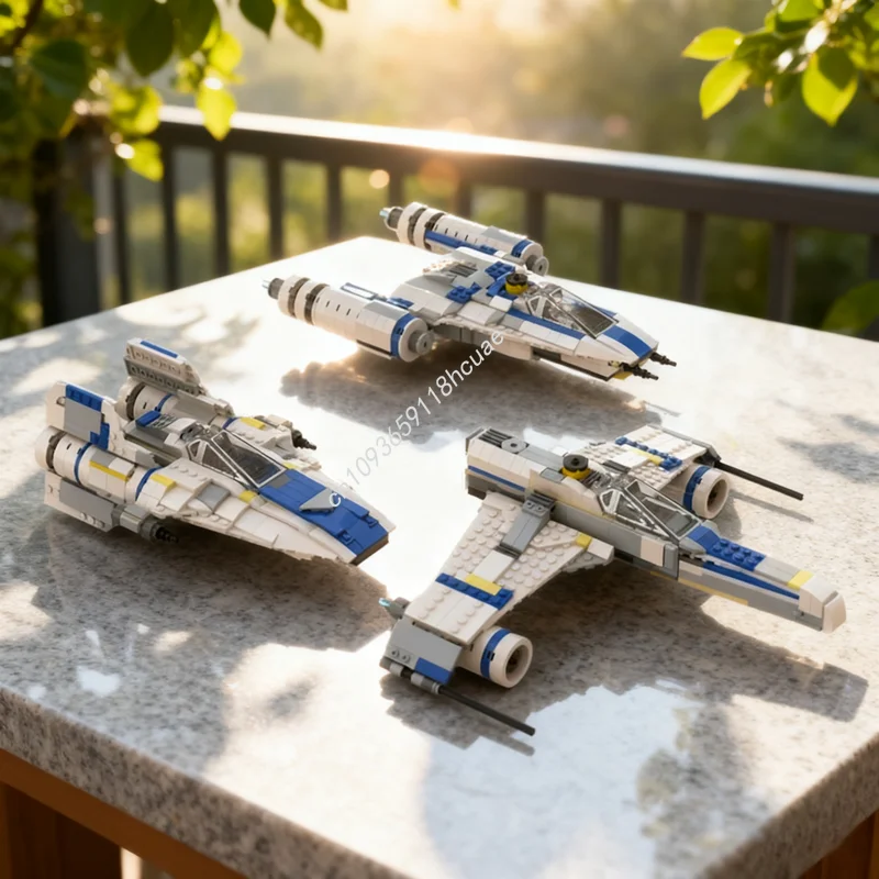 

428 шт. MOC Triple Wing 3 1 альтернативная сборка модель строительные блоки игрушки архитектура сборка идея Рождественский подарок образование дети