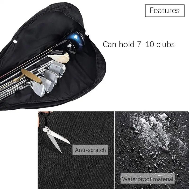 حقائب نادي الجولف للرجال حقيبة حمل نادي الجولف قابلة للتعديل حزام الكتف المنظم لوازم للرجال بنين بنات الشباب المراهقين