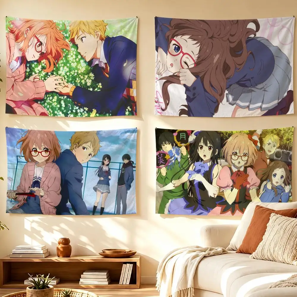 Beyond The Boundary Tapestry Banner For College Dorm Bedroom Outdoor Living Room Wall Art Decor Party