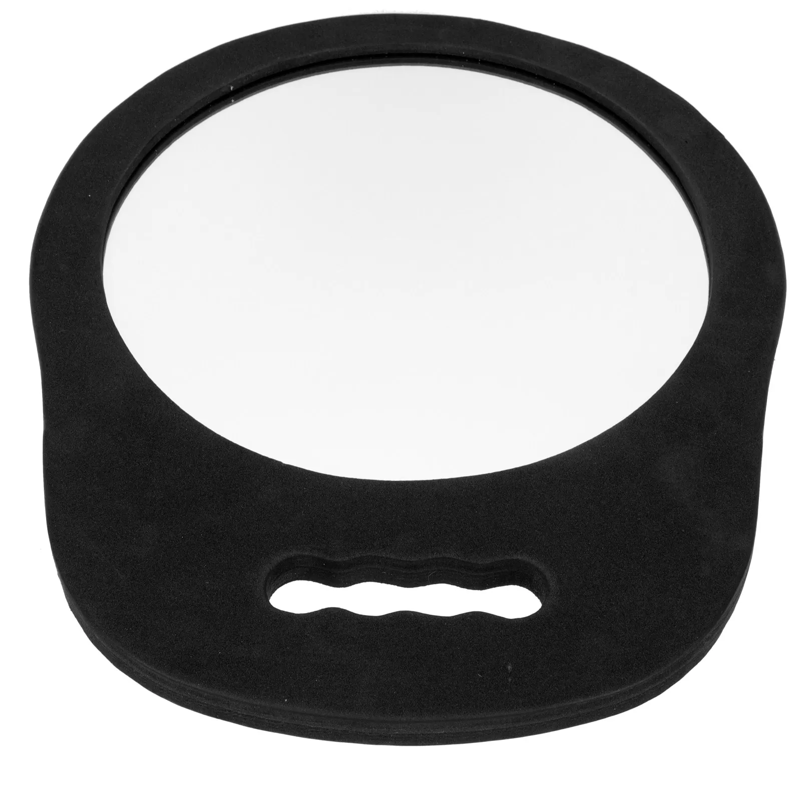 

Портативное круглое зеркало для парикмахерских с гладкой поверхностью и пенопластовой рамкой для салонов красоты, офисов, дома, ежедневного использования