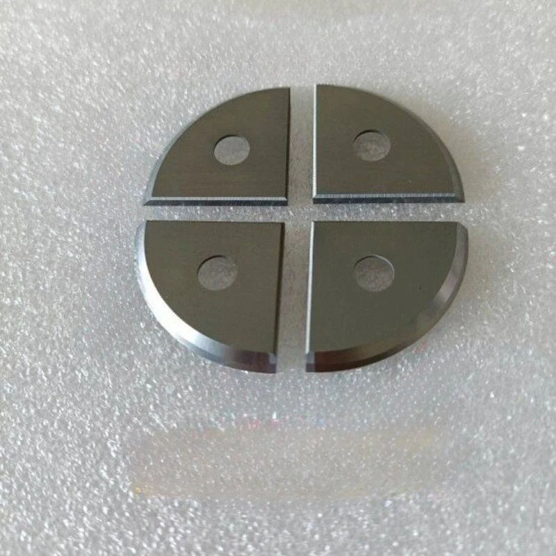 

Woodworking Indexable Tray Inserts, Fan-shaped Radius Grooving Cutters, R26×26×2.5 Tungsten Carbide Spiral Pineapple Cutters