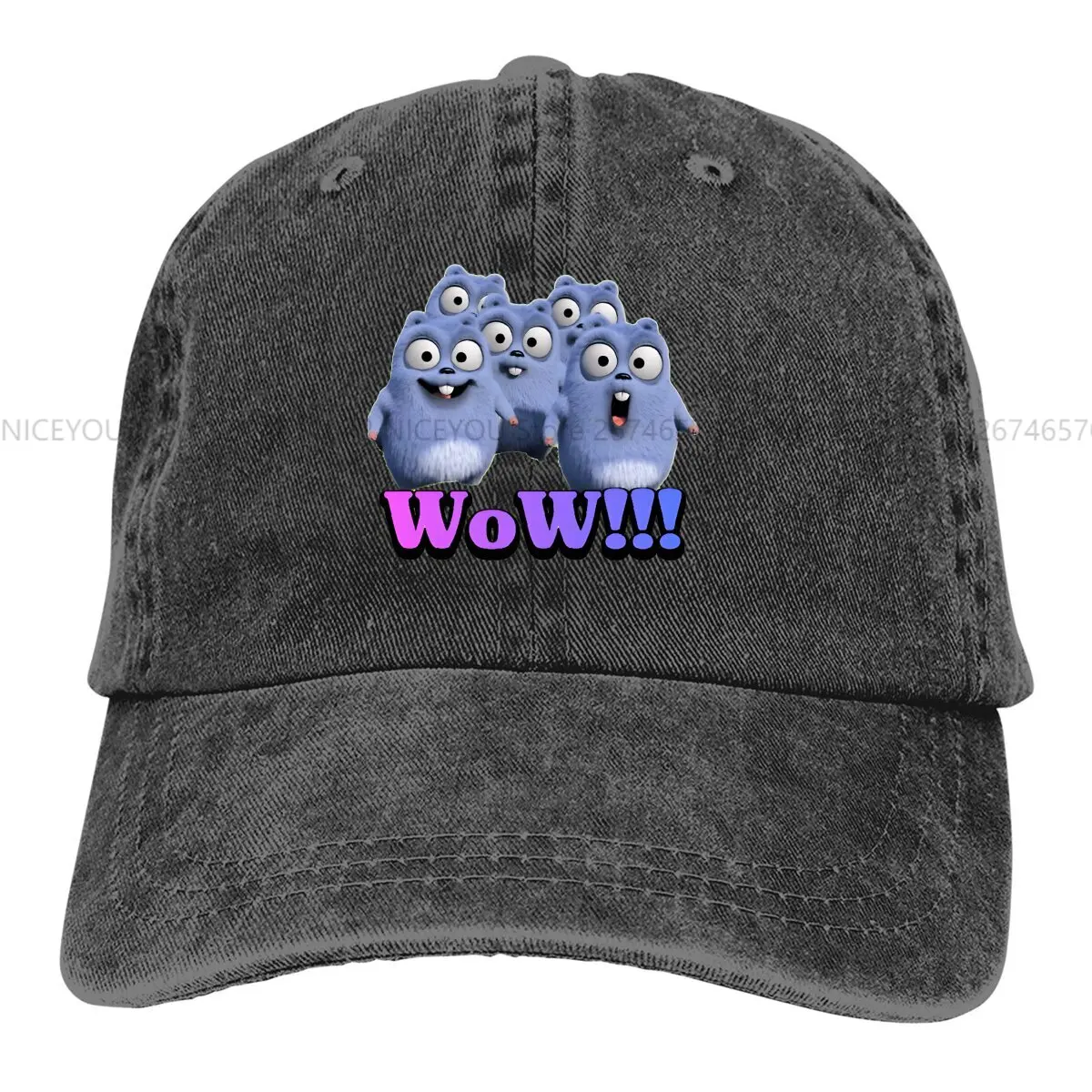 Grizzy And The Lemmings Multicolor Hat Peaked Women's Cap Basic Personalized Visor Protection Hats