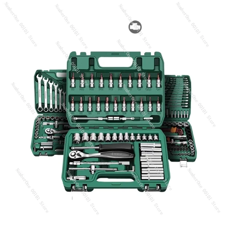 Ratchet hex wrench set Auto repair Auto maintenance maintenance combination toolbox