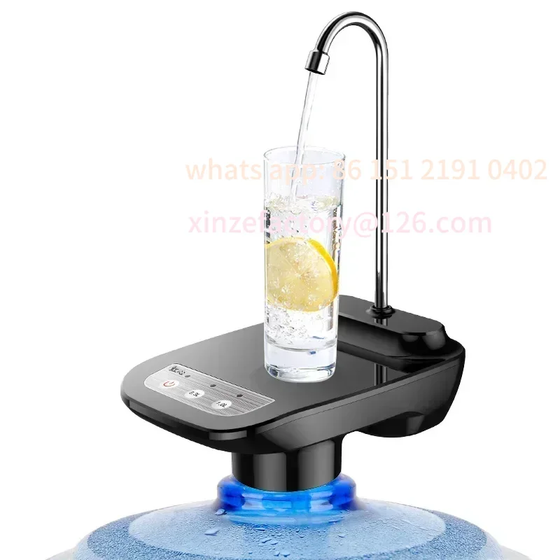 

Customizable Automatic Bottle Rechargeable Pump Dispenser With Stand Dispenser Electric Water Gallo