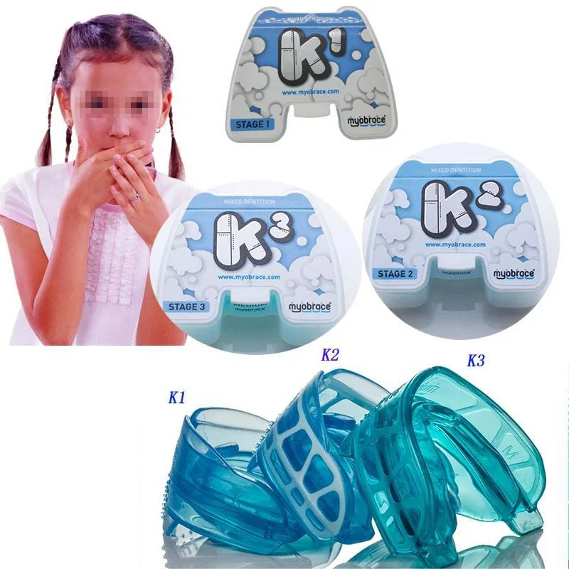 MRC Myobrace K Series Kids Teeth Corrector Oral Muscle Trainer Correct Mouth Breathing Buckteeth Children Orthodontic Appliance