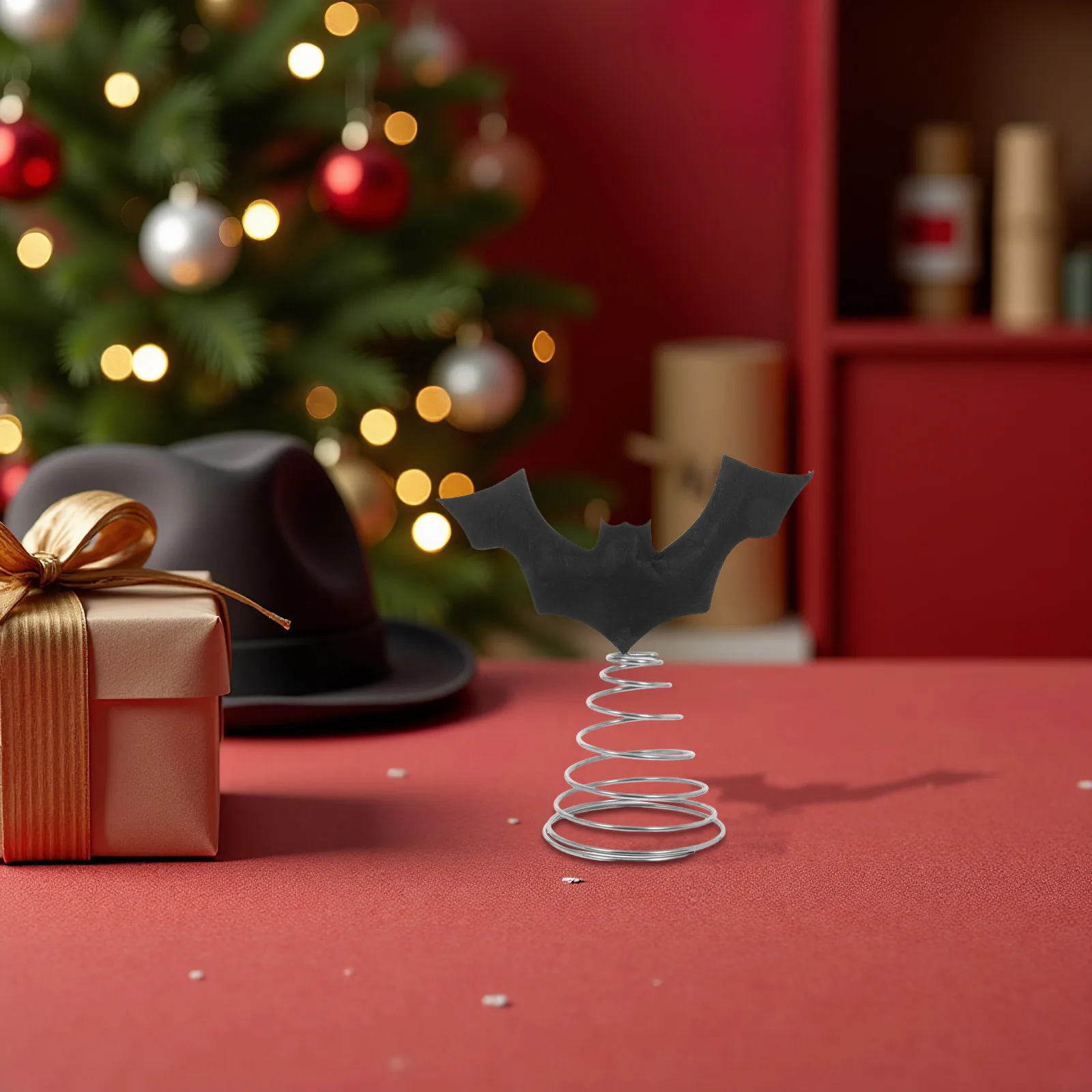 

Halloween Bat Tree Decorations Bats Treetop Christmas Finials Finals Farmhouse Xmas Topper Ornament Home