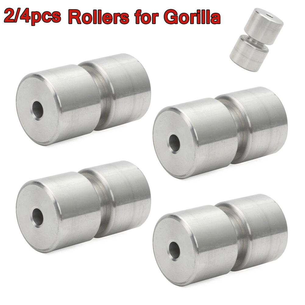 

2/4 PCS Aluminum Rollers for Gorilla Lift Utility Trailer Tailgate Lift Assist