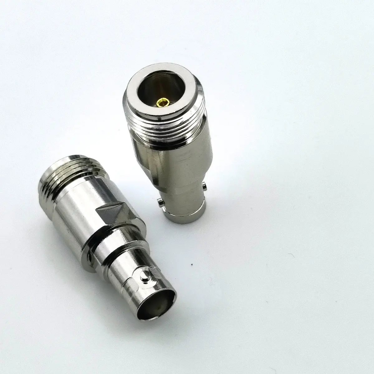 BRASS N Female to BNC Jack Female Straight Nickelplated Connector adapter