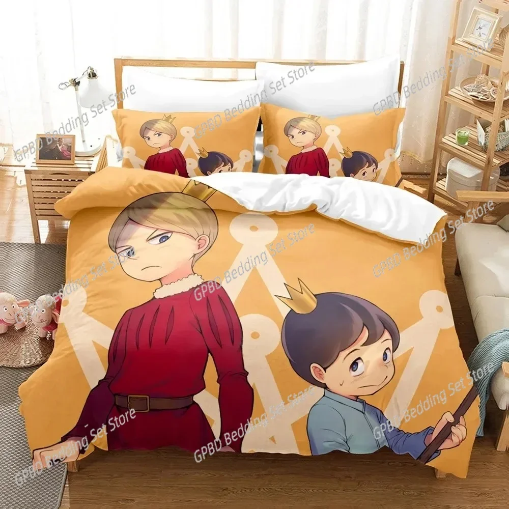 

3D Printed Anime Ranking of Kings Bojji Bedding Set Single Twin Double Queen King Cal King Size Bed Linen Set