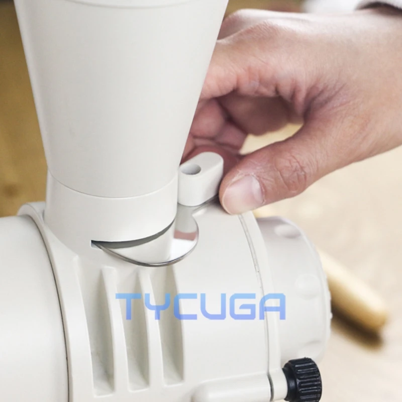 Molinillo de café con dientes de tiburón, molinillo eléctrico comercial, 200W, 10 ajustes de molienda, capacidad de 48g para verter sobre Espresso ﻿ ﻿ ﻿