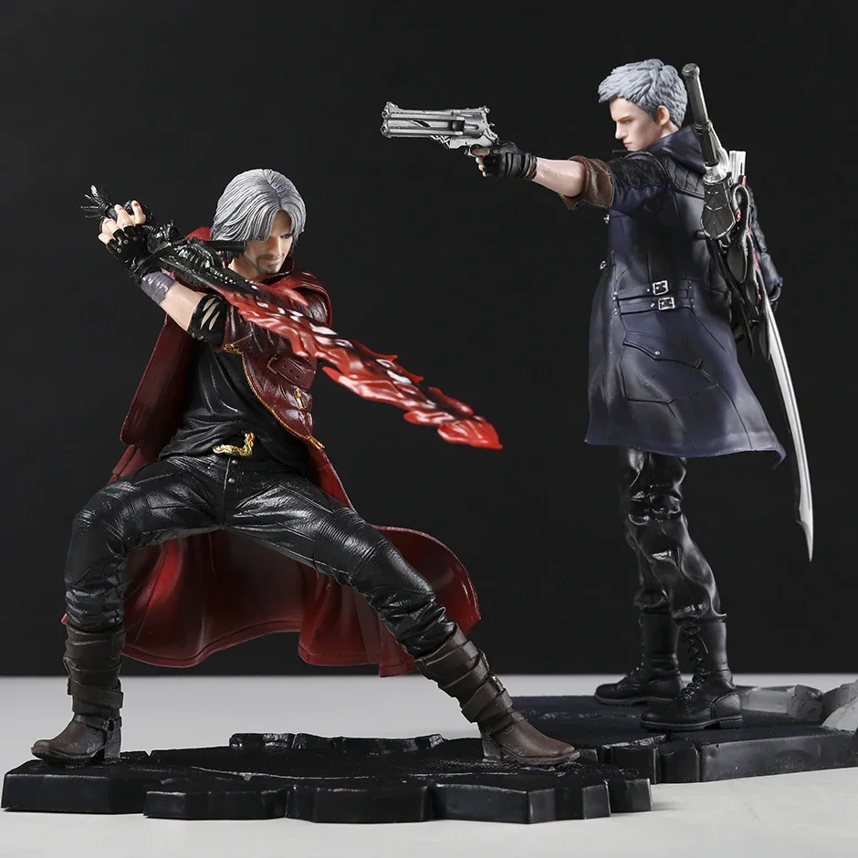 Devil May Cry Dante Nero Figure PVC Statue Model Doll Collection Ornaments Gift Toy