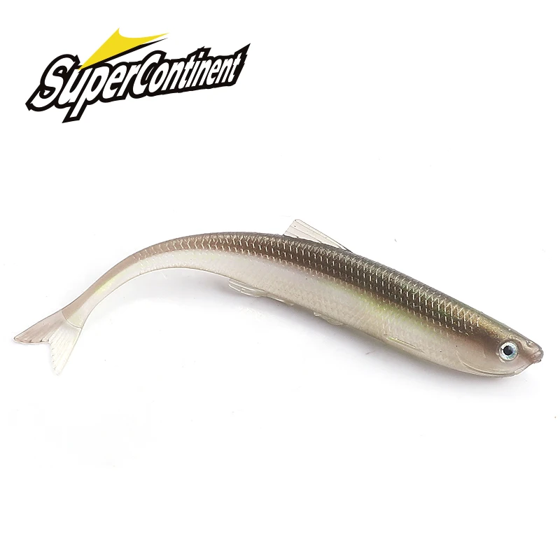 2023 Supercontinent leanness ShadTeez 6cm/8cm Pike Zander Predator Fishing 3d oczy miękka przynęta przynęty wędkarskie