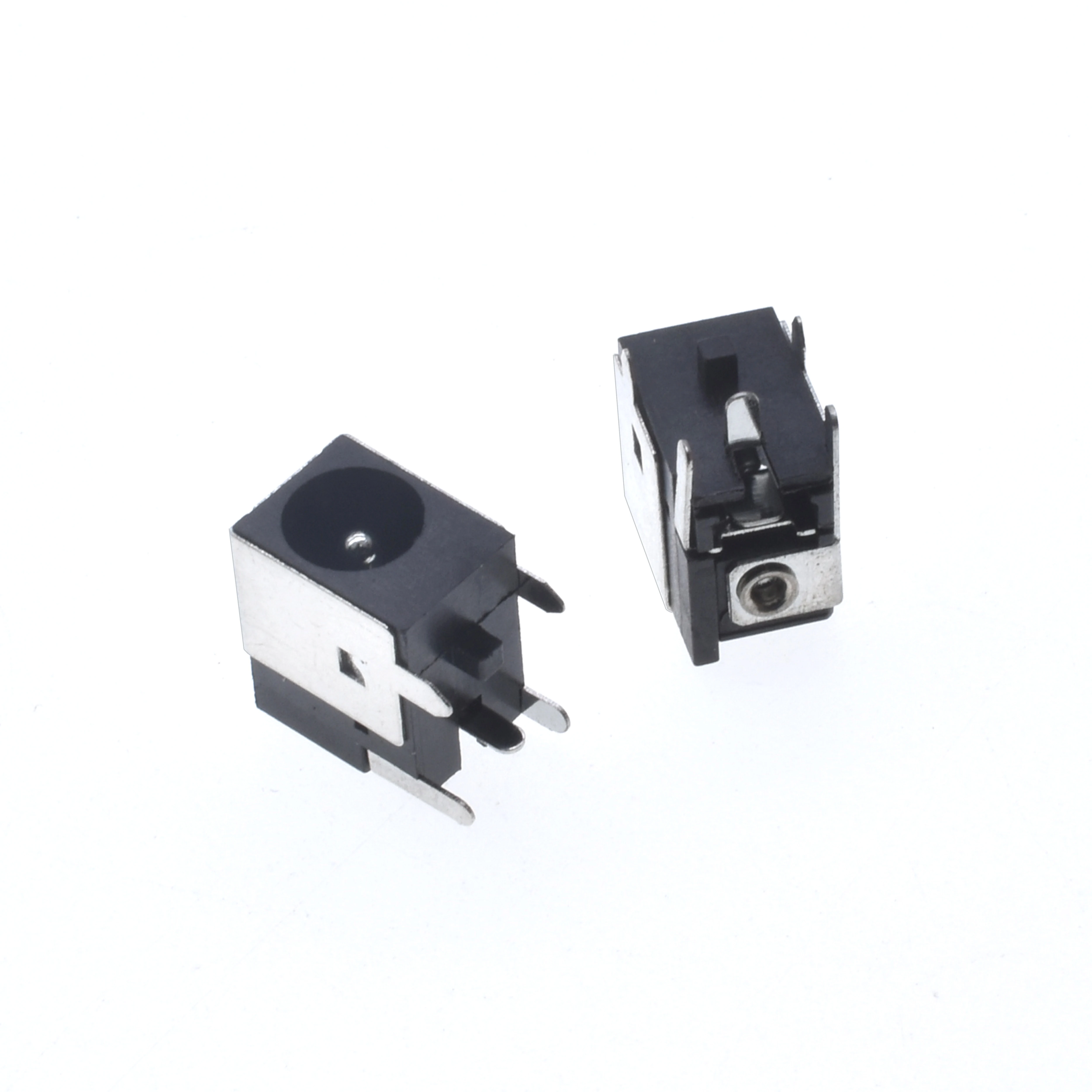 10pcs DC-036 DC power socket 5.5 * 2.1/2.5mm DC socket DC-036A copper half wrapped column connector toy charger socket connector