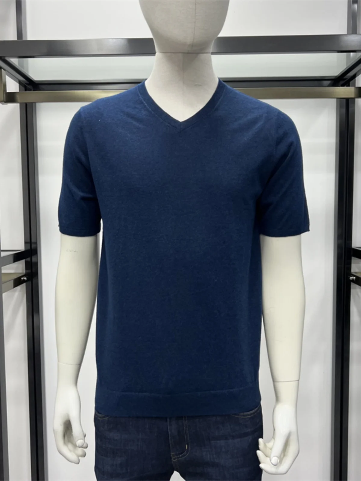 

Non-Saints Men's Knitted Wool Sweater V-Ne ort Sve f Sve Base irt Faion Urban Busin Casual Pure Color Woo...