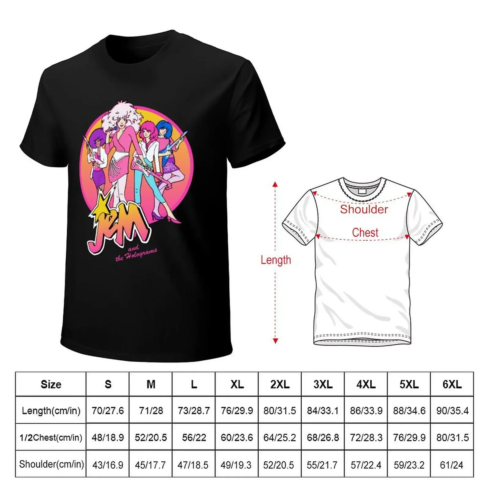 Jem and the Holograms T-Shirt shirts graphic tee customs design your own street wear t shirts for men pack