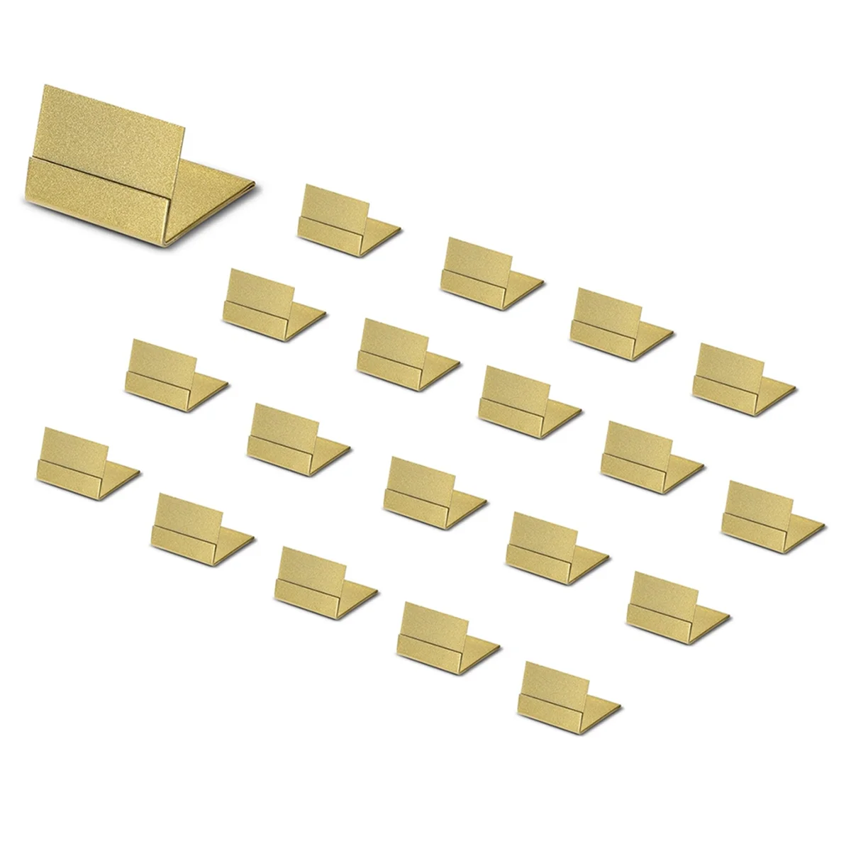 

ADP-Gold Table Number Holders,20 Pack Metal Place Card Stands & Picture Holders - Ideal for Weddingsand Parties
