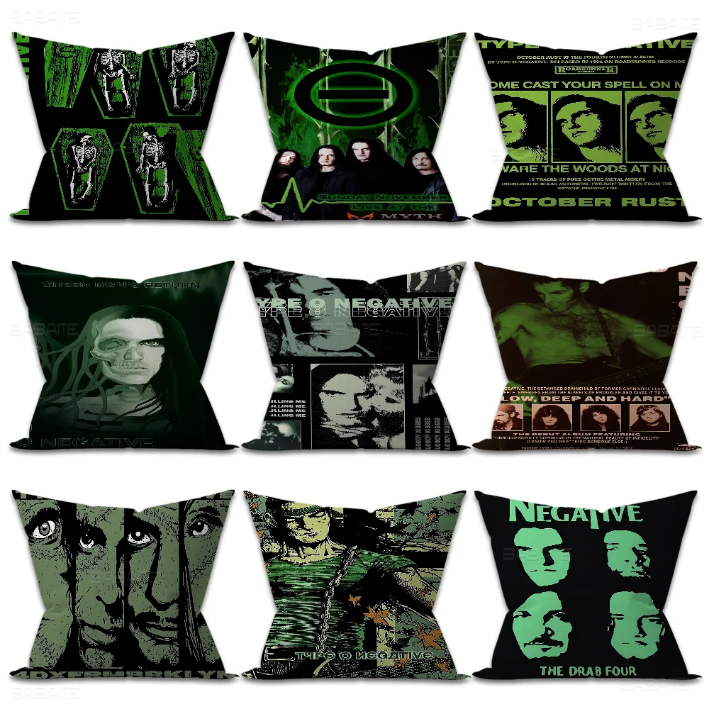 Rock Band Type O Negative Personalized Pillow Dust Cover Bedroom Kids Party Decoration Pillowcase Birthday Children Gift