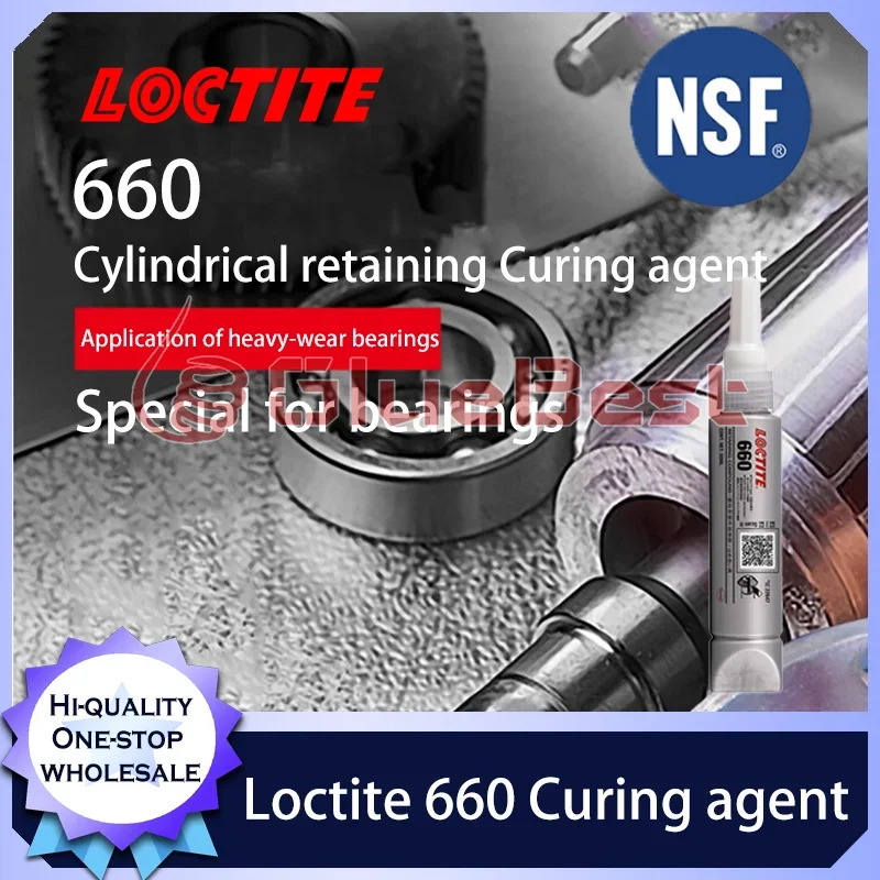 

Loctite 660 Cylindrical Retaining Bearing Small Gap Rotor Fastening High Temperature Curing Agent Original Product