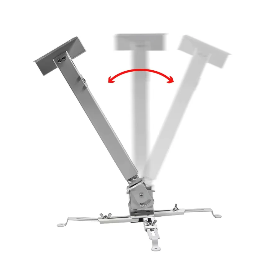 Everycom العالمي العارض قوس شماعات قابل للتعديل العارض الملحقات سقف جبل تحميل 5 كجم لأجهزة العرض LCD DPL