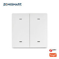 Zemismart Tuya Zigbee Wireless Scene Switch 1 2 3 4 Gangs Wall Remote Push Button On Off Smart Life Control Smart Home Device