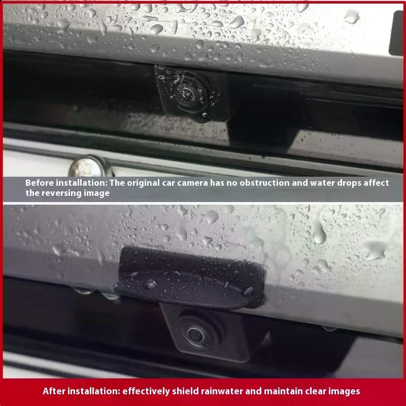 1pc Car Rear Camera Rain Shield - Anti-Rain Protection Guard, Waterproof Auto Backup Camera Cover for Daily Driving