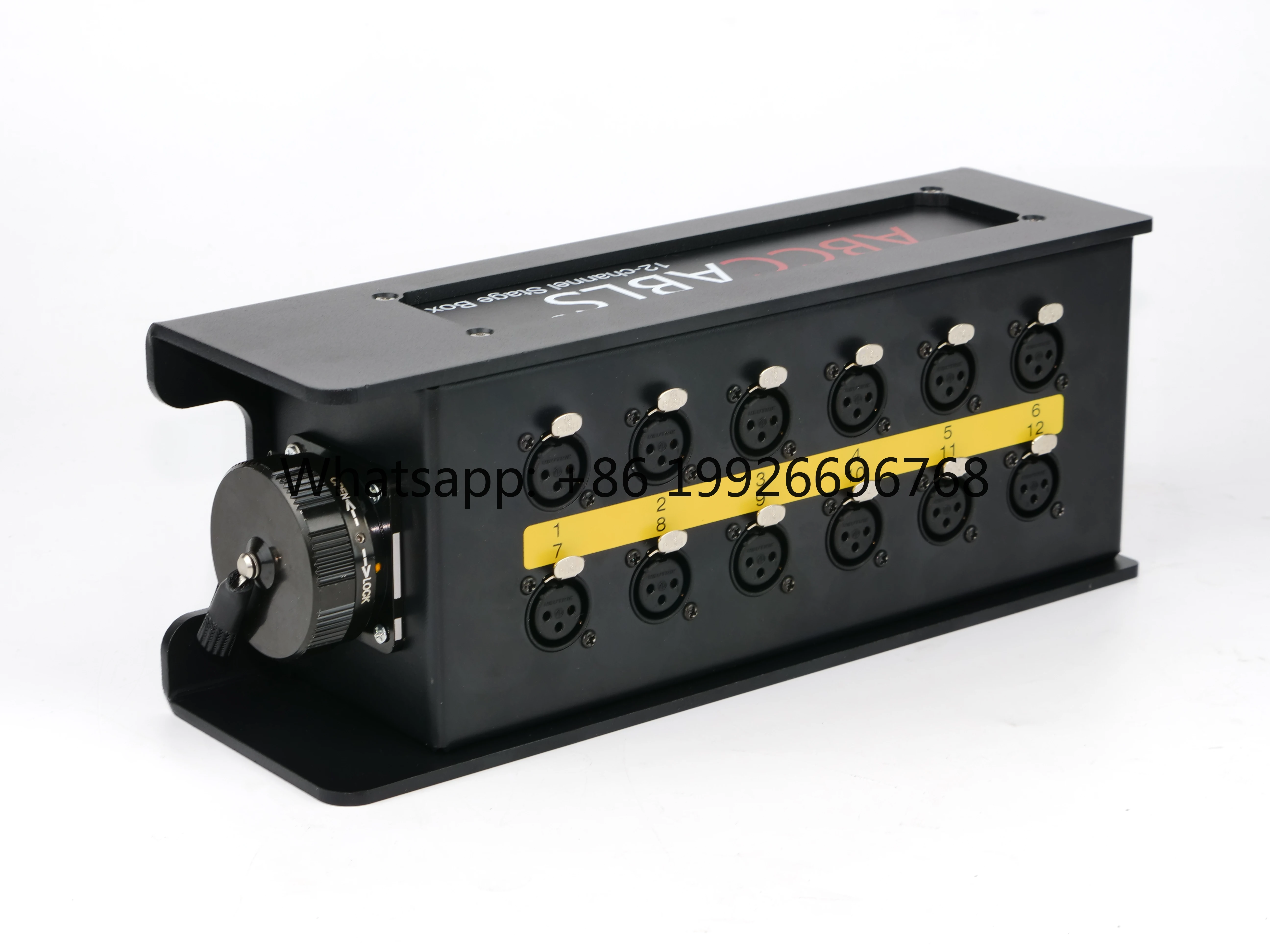 

12 Way 37Pins Multipin Connector Professional Audio Snake Stage Box 12Channel XLR Female Audio Splitter Quick Connect to Fan