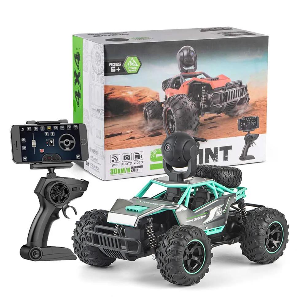 

30KM/H C039W Alloy RC Car With 1080P WIFI FPV HD Camera 2.4G 4WD Off-Road High Speed Climbing Car Video Remote Control Cars Toys