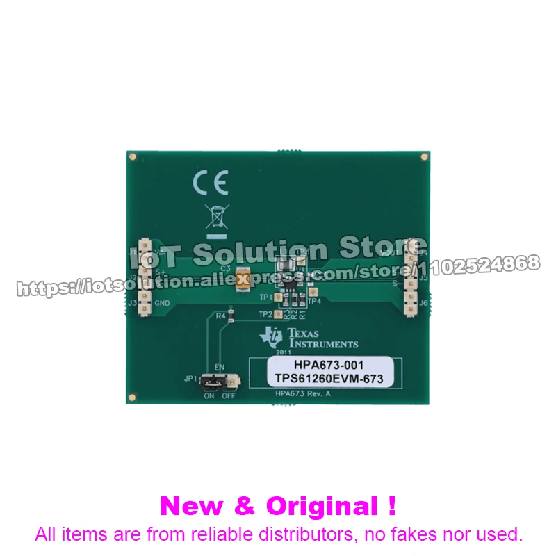TPS61260EVM-673 Evaluation Module for TPS61260 Tiny Low Input Voltage Boost Converter with Adjustable Output Voltage