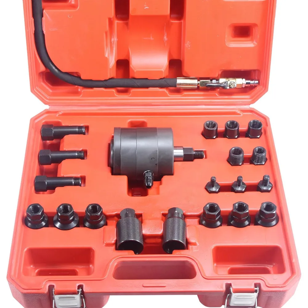 Upgrade Diesel Common Rail Injector Pneumatic Extractor Puller Removal Tool Set 21pcs Diesel Injector Extractor Tool Kit view 3