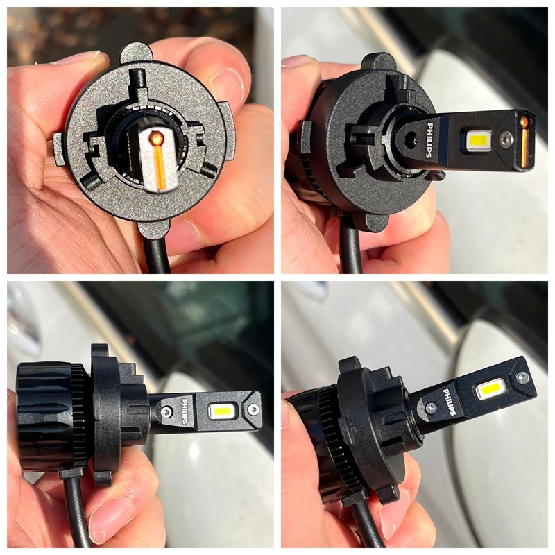 H7 Adapter Holder For Hyundai Sonata Elantra KIA Cadenza Carens Carnival  LED Headlight Lamp Retainer