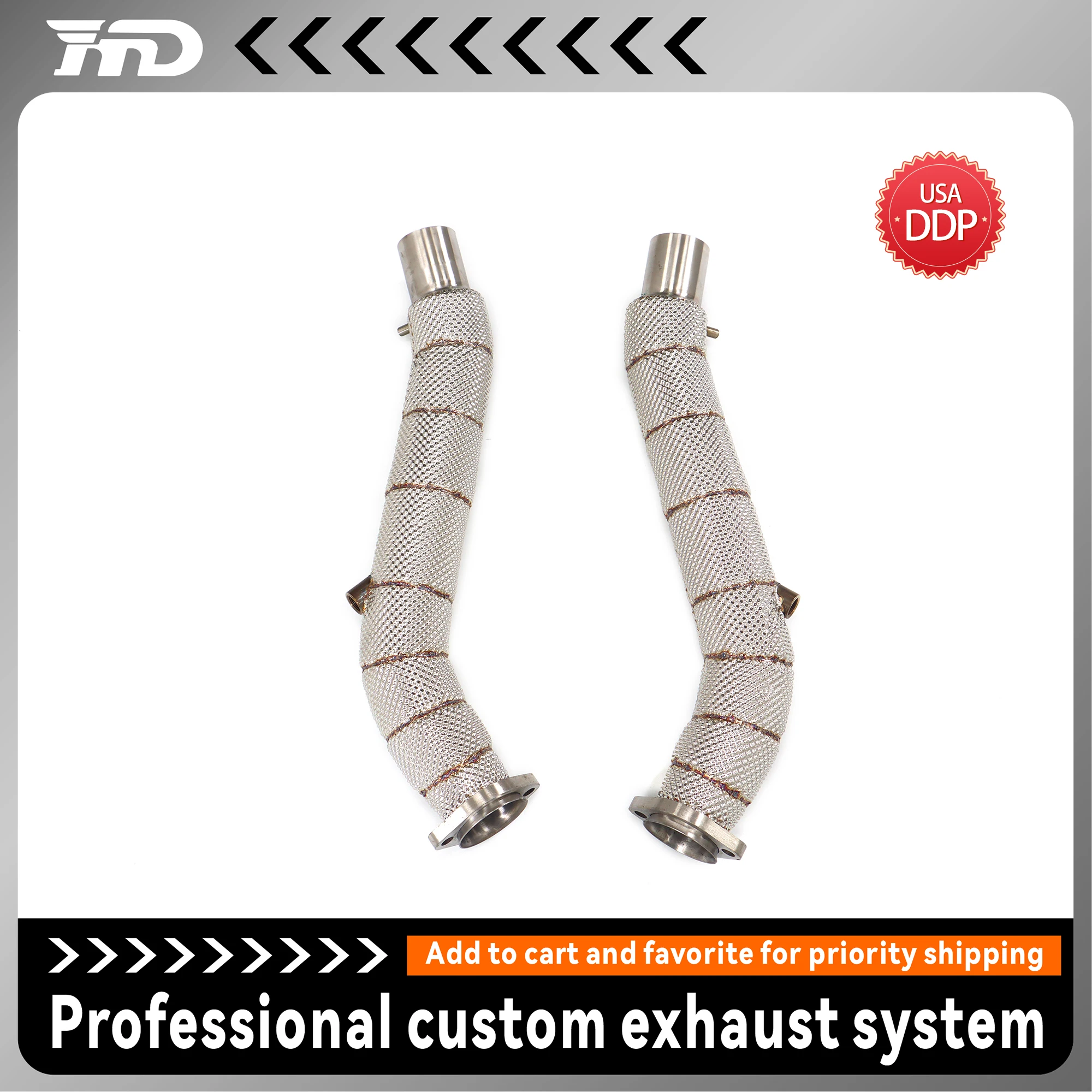 

Выхлопная труба для Ferrari F360, автомобильные аксессуары, труба с каталитическим нейтрализатором HMD