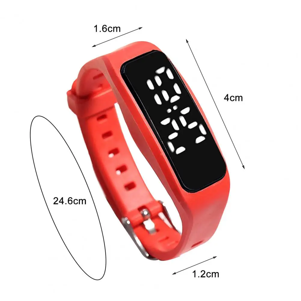 الأطفال الساعات الذكية الرياضية ، ملونة ، لطيف ، شاشة عرض LED ، سوار الإلكترونية ، ساعة اليد الوقت ، ساعة مقاومة للماء ، أزياء الأطفال