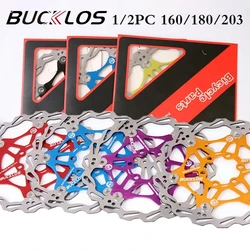 BUCKLOS Floating Rotors 160mm 180mm 203mm Bicycle Disc Brake Rotor Ultralight Mountain Bike Hydraulic Brake Rotor MTB Par