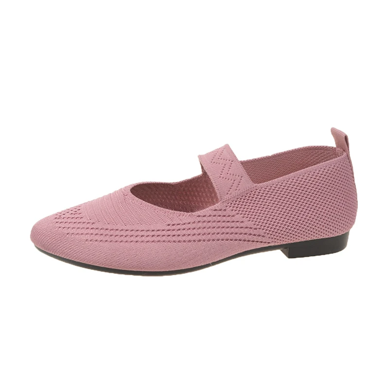 Women's Spring and Summer Comfortable Pointed Single Shoes Lightweight Breathable Casual Shoes
