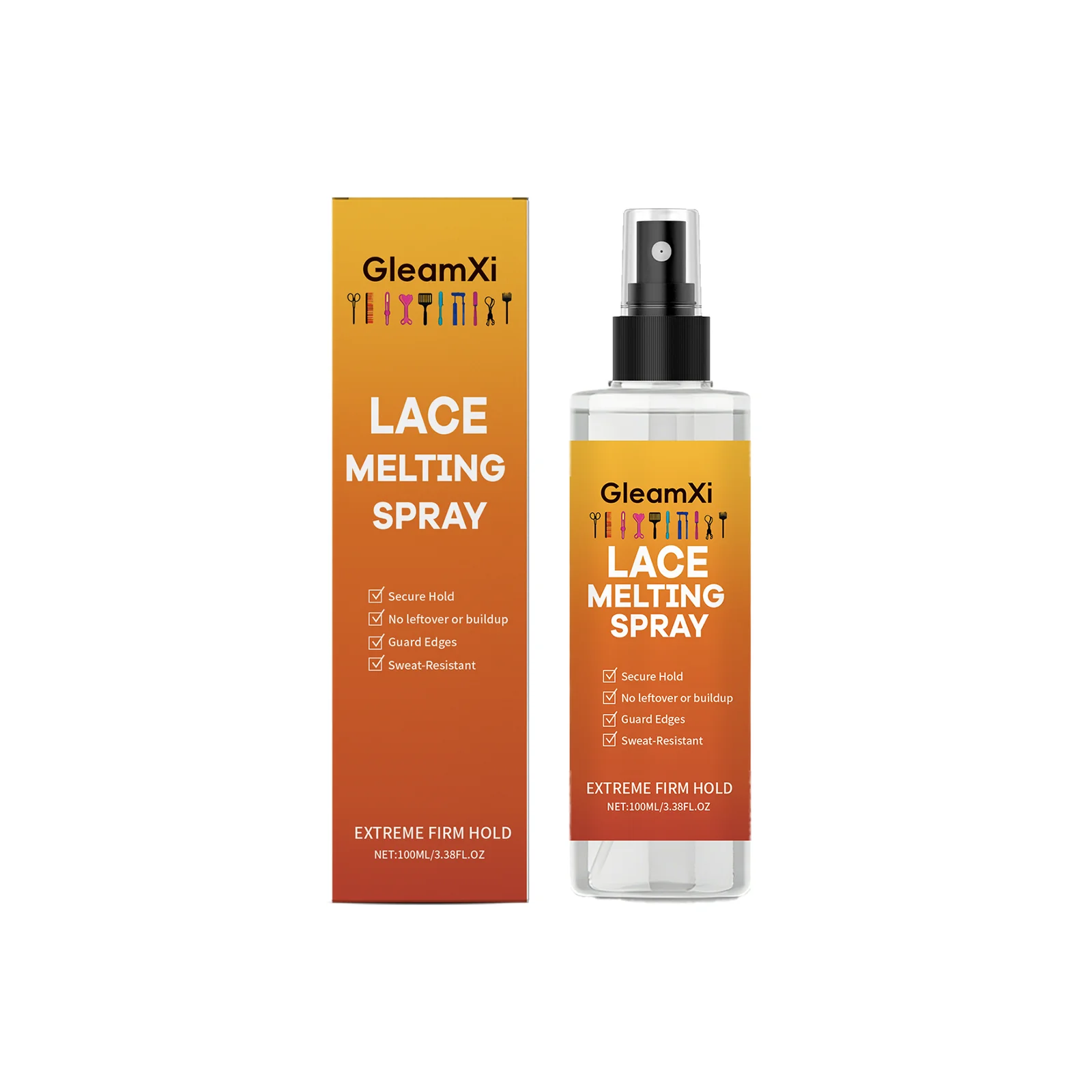 Lace Wig Adhesive Spray - Gentle Hold, Lightweight and Fluffy Wig Styling Spray