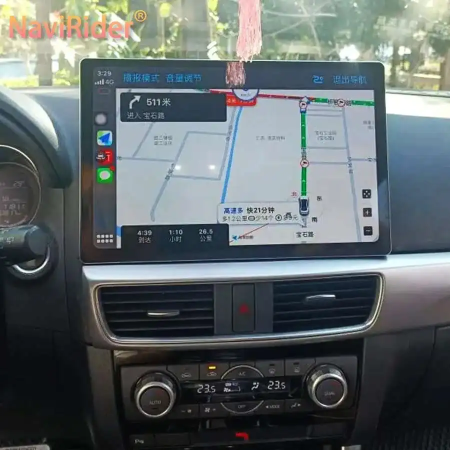 13.3 بوصة أندرويد 14 Carplay السيارات لمازدا cx5 الوسائط المتعددة الملاحة نظام تحديد المواقع راديو السيارة لاعب WIFI + 4G بلوتوث 2DIN DSP ستيريو