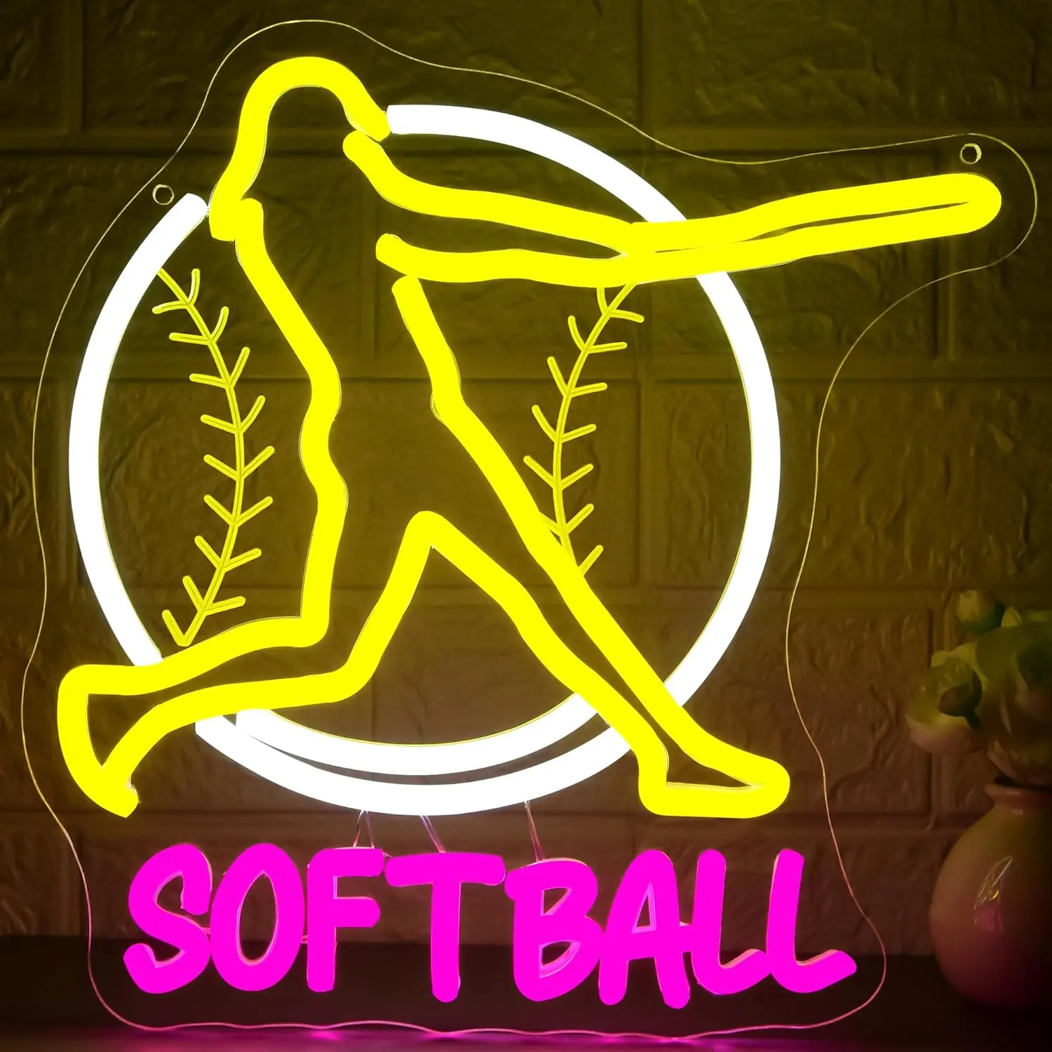 Softball Neon Sign …