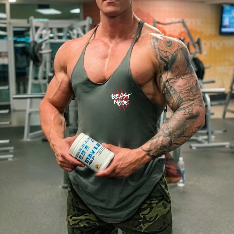 Scratches — мужской жилет-стрингер на тему Fierce Workout — топ без рукавов для фитнеса, интенсивных тренировок и тренировок спортсмена