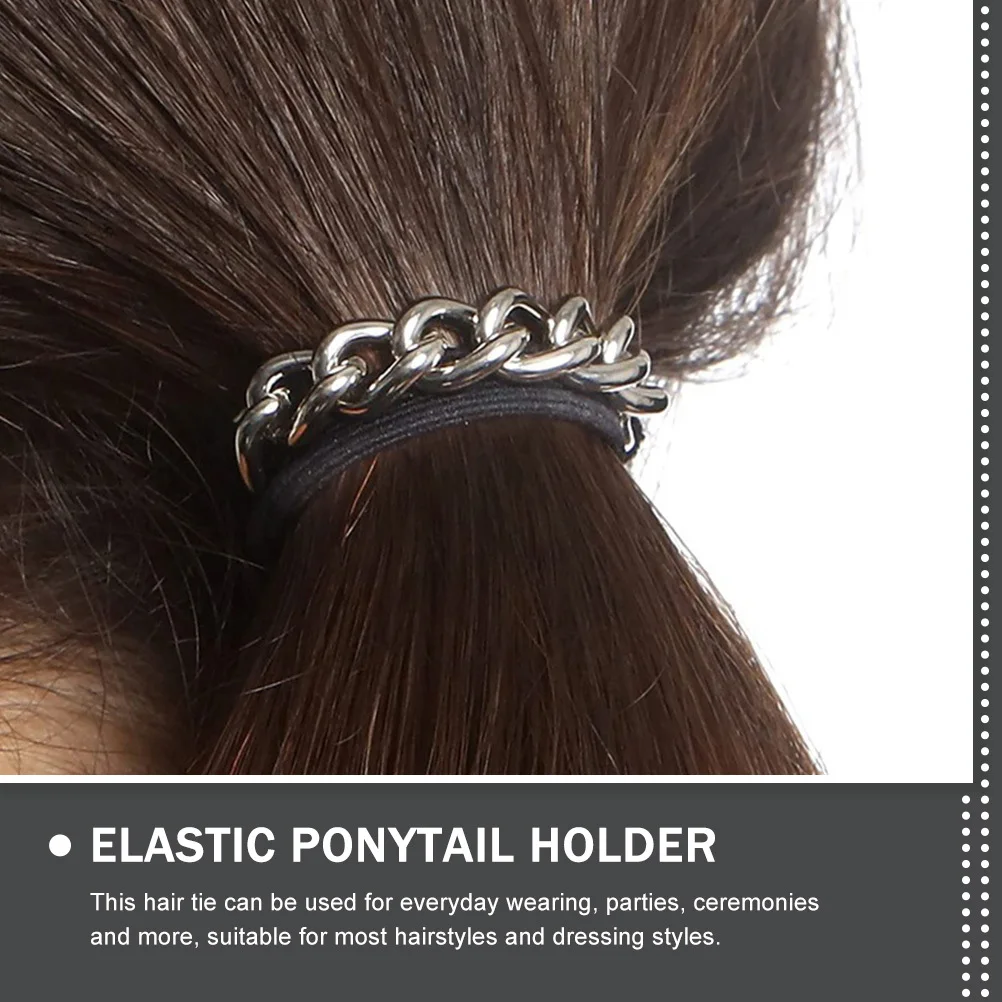 

3Pcs Women Hair Ties Elastic Ponytail Holders Classic Colors Comfortable Wrist Bracelets for Yoga