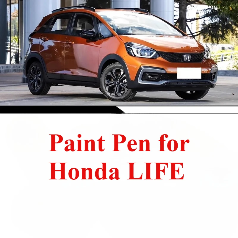 Bolígrafo de pintura de retoque adecuado para Honda LIFE Laffer Pen modificado Jingyao accesorios blancos punto de reparación de pintura de coche Original negro