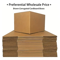 High Quality Mailing Shipping Boxes, 9.1x5.1x6.3in, Single Wall, 32Lb/sq inch, Brown Corrugated Cardboard Mailer Box With Lids