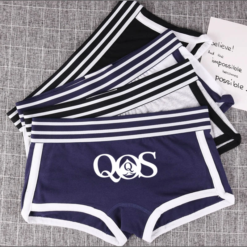 Spades QOS Boyshort Girls Boxer Pants Sexy Underwear for Women Cute Panties for Ladies Cotton Underwear Comfortable Short