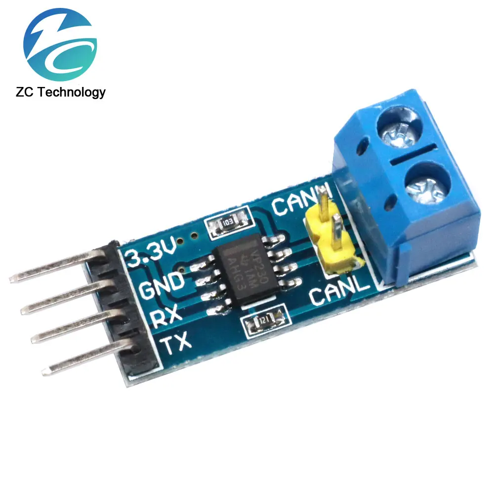 Module de développement d'émetteur-récepteur de réseau de carte CAN VP230 pour carte de contrôleur Arduino DC 3V-3.6V