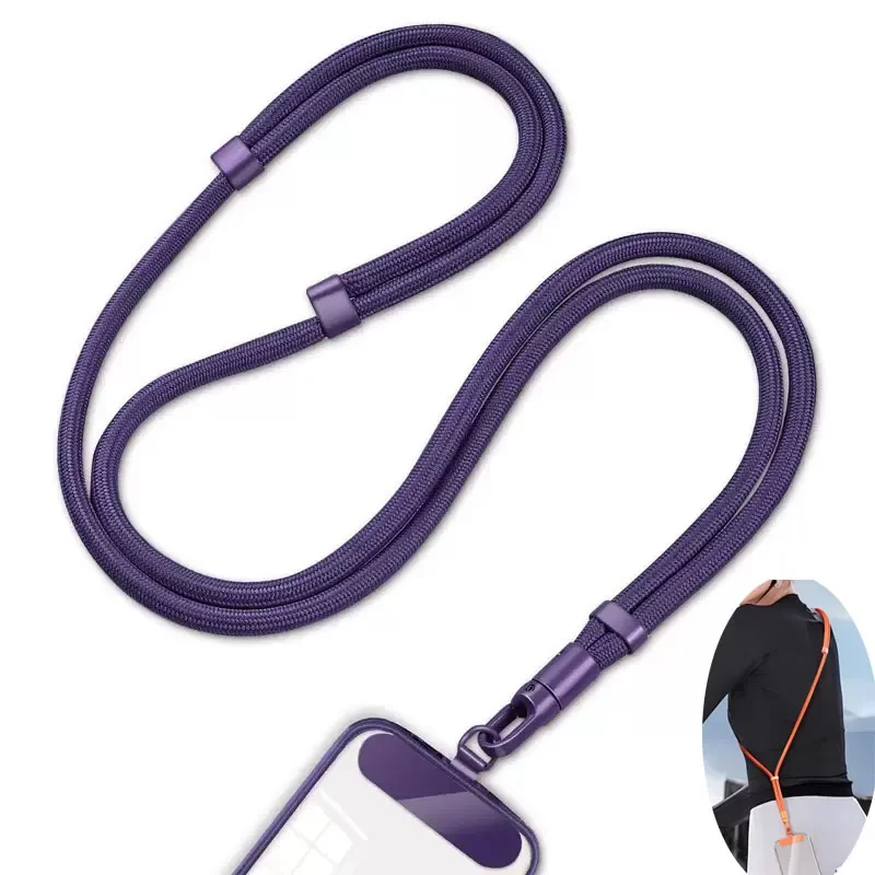 Adjustable Mobile Phone Strap Lanyard Crossbody Phone Lanyards Neck Rope with Patch for iPhone Cell Phone Hanging Cord Strap