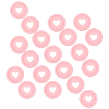 버섯 구멍 바인딩 단추 라운드 디스크 미니 노트북, 플래너용 바인딩, 바인더 러브 루즈 리프 공급, 50 개