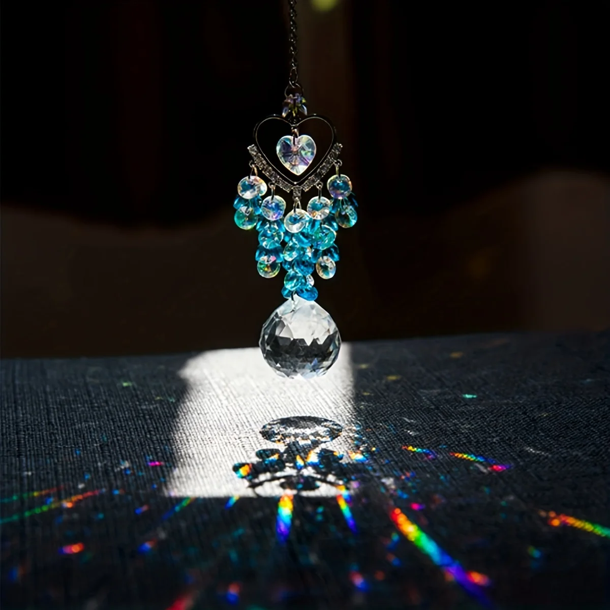 1pc Satellite Diamond Crystal Sun Catcher Prism Ball Pendant Car Hanging Home Decor Pendants