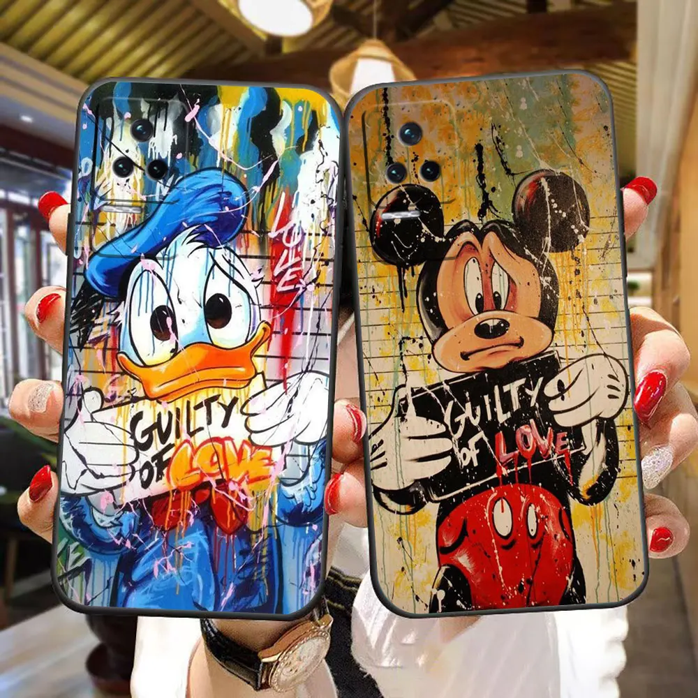 

Disney Mickey Donald Duck Phone Case For Redmi K60 K40 K30 13C 12 10 10C 9 9T 9C 9A 8 8A 7A 6A A2 A1 ULTRA PLUS Case Funda Shell