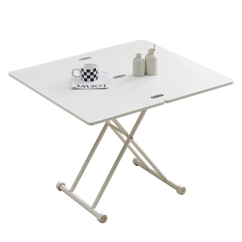 

Multifunctional household installation-free coffee table foldable height adjustment dining table small apartment coffee