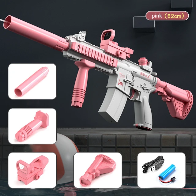 Hot selling children toy guns Summer light automatic guns burst charging electric water gun Glock boy Automatic water Spray toys